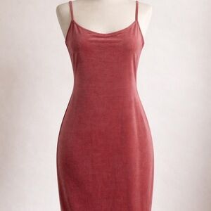 Elegant Pink Slip Dress